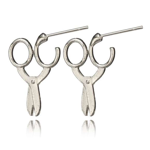 Modern Scissor Earrings - Picture 5 of 16